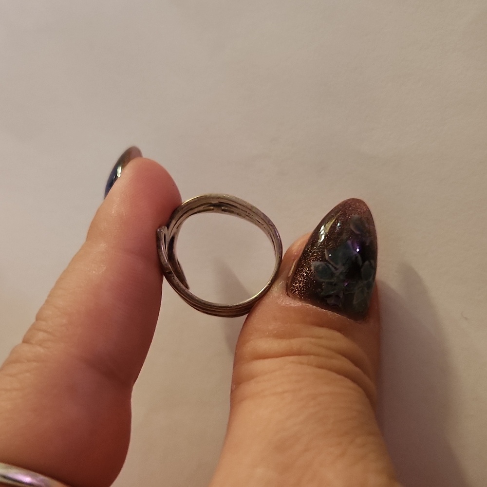Sterling silver snake ring size 5 - Picture 2 of 2